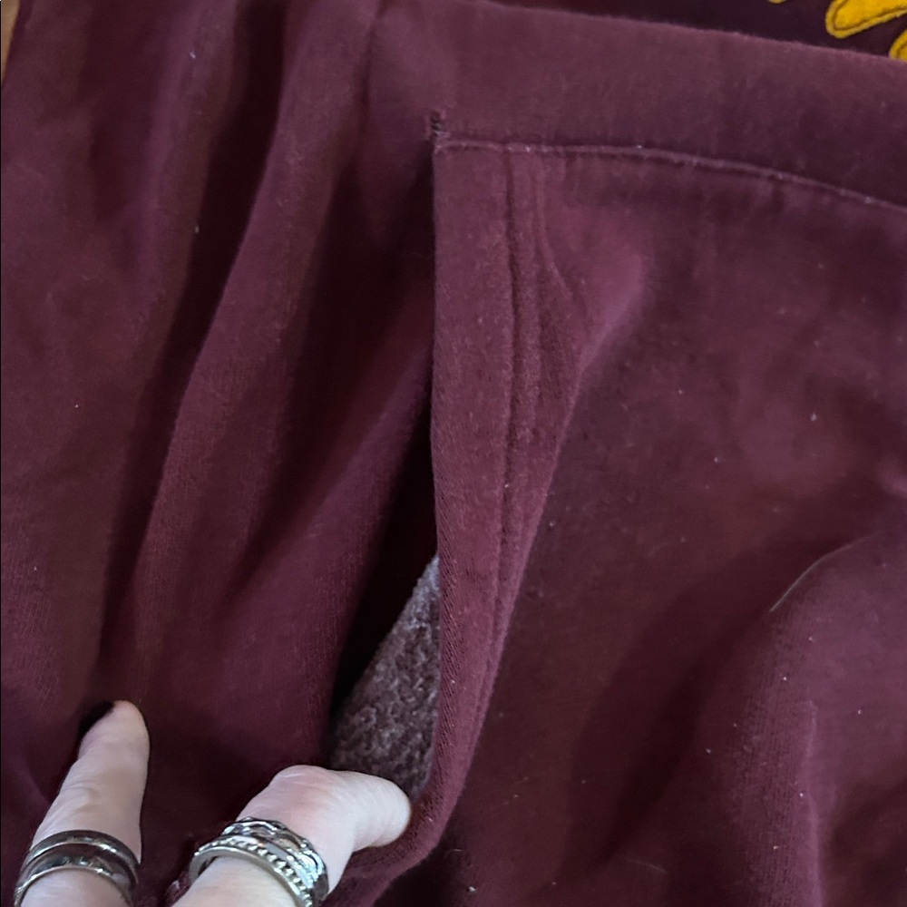 EUC Maroon University Hoodie - Picture 4 of 5